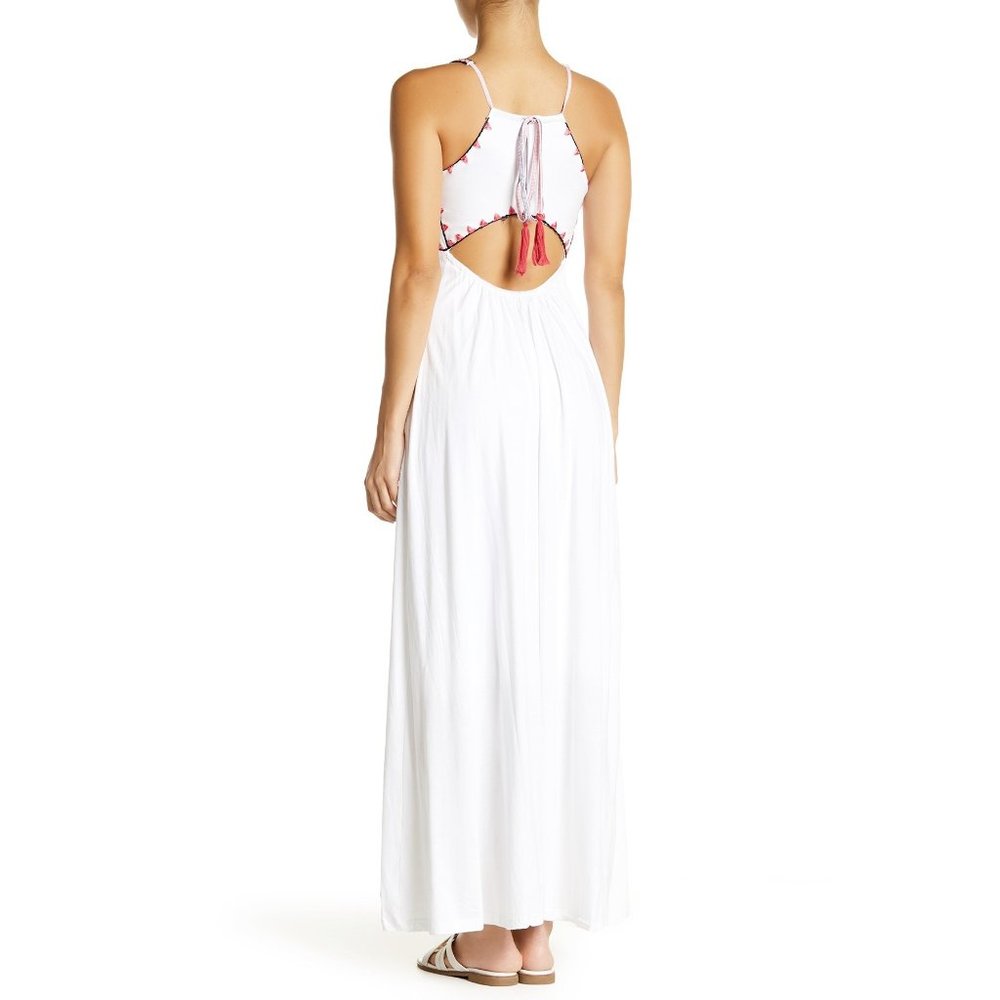 Letarte | Sleeveless Embroidered Maxi Dress Size S - Picture 2 of 2